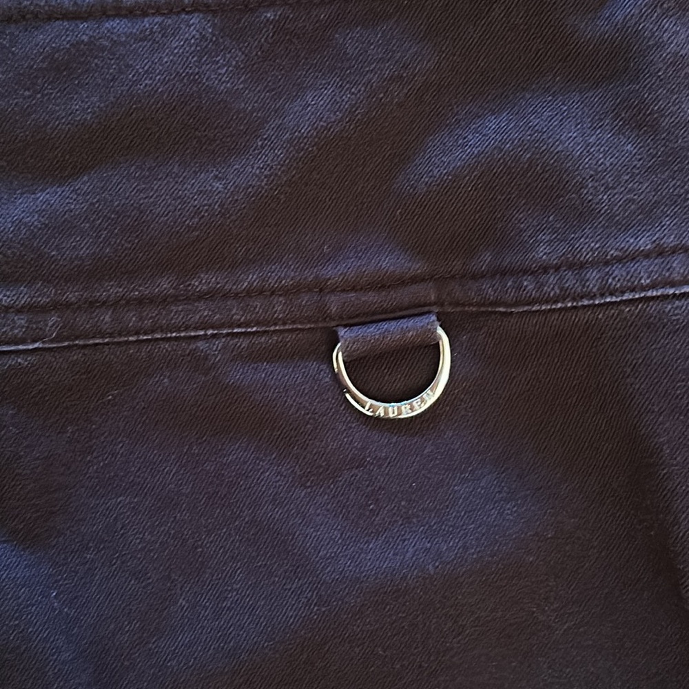 Beautiful brown cotton/elastane Ralph Lauren skirt with leather accents in EUC - Picture 5 of 10